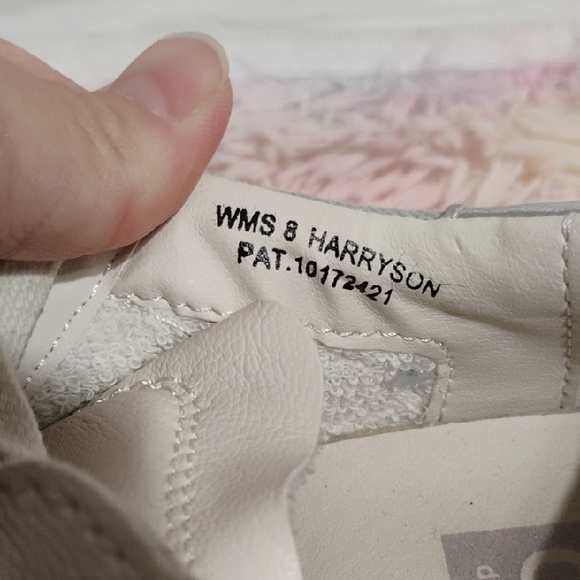 Dolce Vita White Silver & Denim Harryson Sneakers Sleek Low-Top Design #50 - Picture 9 of 11